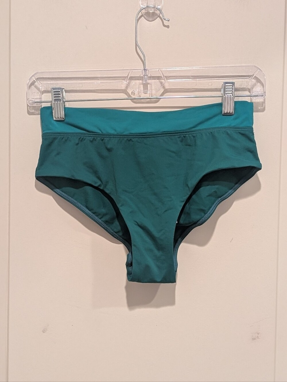 Piombo Teal High-Waist Bikini Bottoms Size Medium